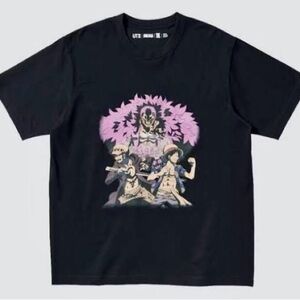 Uniqlo Black Graphic Short Sleeve Tee